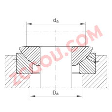 INA?�����ؽ���� GE25-AX, ���� DIN ISO 12 240-3 ��׼����ά��