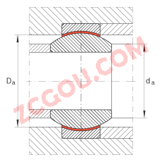 INA?�ؽ���� GE17-FW, ���� DIN ISO 12 240-1 ��׼����ά��