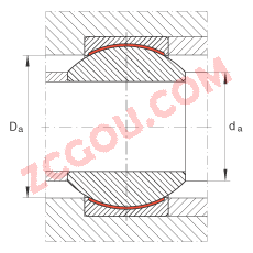 INA?ؽ GE22-PW,  DIN ISO 12 240-1 ׼ߴϵ Kά