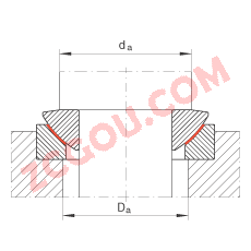 INA?�����ؽ���� GE240-AW, ���� DIN ISO 12 240-3 ��׼����ά��
