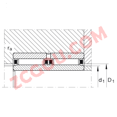 INA?������� NAO30X45X26-ZW-ASR1, �޵��ߣ�˫��