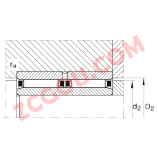 INA?������� NAO30X45X26-ZW-ASR1, �޵��ߣ�˫��