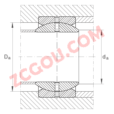 INA?�ؽ���� GE38-ZO, ���� DIN ISO 12 240-1 ��׼��Ӣ�Ƴߴ磬��ά��