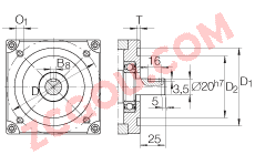 INA?ֱ��ִ���� MKLF32086-ZR, �����������෴�����˶�