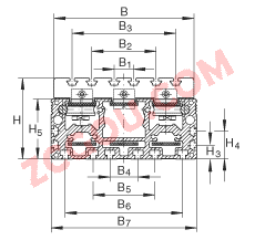 INA?ֱ��ִ���� MLFI200-3ZR, �ڵ��򻬿飬���������δ�