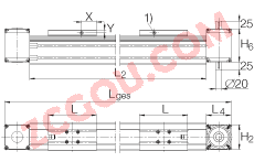 INA?ֱ��ִ���� MKKUSE20-ZR, �����������෴�����˶��������������