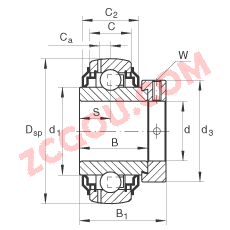 INA?����������� GE30-KRR-B-2C, ������Ȧ��ƫ����Ȧ��λ�� ���� R ���ܷ�