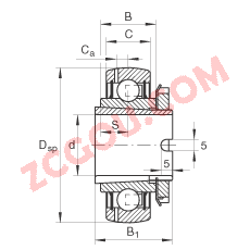 INA?����������� GSH25-2RSR-B, ������Ȧ���ý����׶�λ������ RSR �ܷ�