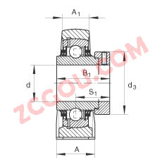 INA?ֱ��ʽ�������Ԫ TASE25-N, �������������ƫ����Ȧ������������У�T ���ܷ�
