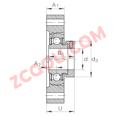 INA?�������Ԫ GLCTE35, ��������˨�׵ķ������������Ԫ��������ƫ����Ȧ��P ���ܷ�