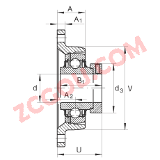 INA?�������Ԫ LCJT50-N, ��������˨�׵ķ������������Ԫ�������� ƫ����Ȧ�� L���ܷ⣬�ʺ��¶ȴ� -40��C �� +180��C