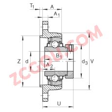 INA?�������Ԫ RCJTZ45, ��������˨�׵ķ������������Ԫ������͹���������ƫ����Ȧ��R ���ܷ�