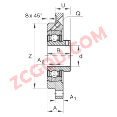 INA?�������Ԫ PMEY40-N, ���ĸ���˨�׵ķ������������Ԫ�������� ����͹�����Ȧ��ƽͷ�ݶ��� P���ܷ�