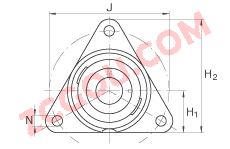 INA?�������Ԫ PCFTR45, ��������˨�׵ķ������������Ԫ��������ƫ����Ȧ��P���ܷ�
