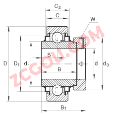 INA?����������� E30-KRR, Բ����Ȧ��ƫ����Ȧ��λ�� ���� R ���ܷ�