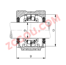 FAGֱʽ SNV200-L + 222SM100-TVPA + DH522,  DIN 736/DIN737 ׼Ҫߴ磬ʷֵĵĹУ˫ܷ⣬֬