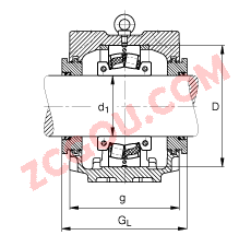 FAGֱʽ SNV250-L + 222S.415 + TSV528X415,  DIN 736/DIN737 ׼Ҫߴ磬ʷֵĵĹУԹܷ⣬֬