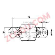 FAG直立式轴承座 SNV062-L + 20305-TVP + DHV305, 根据 DIN 738/DIN739 标准的主要尺寸，剖分，带圆柱孔和紧定套的鼓形滚子轴承，V 型圈密封，脂和油润滑