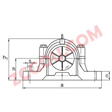FAGֱʽ SNV260-L + 22324-E1 + TSV224,  DIN 738/DIN739 ׼Ҫߴ磬ʷ֣Բ׺ͽ׵ĵĹУԹܷ⣬֬