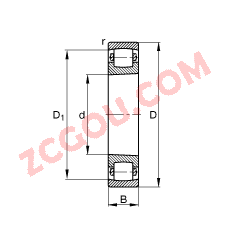 FAG?���ι������ 20224-K-MB-C3, ���� DIN 635-1 ��׼����Ҫ�ߴ�, ׶�ף�׶�� 1:12