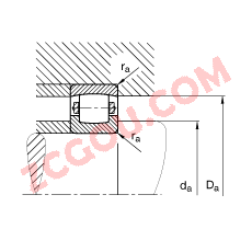 FAG?���ι������ 20319-MB, ���� DIN 635-1 ��׼����Ҫ�ߴ�