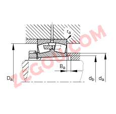 FAG?Ĺ 22248-B-K-MB + H3148X,  DIN 635-2 ׼Ҫߴ, ׶׺ͽ