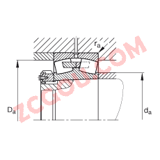 FAG?Ĺ 23160-B-K-MB,  DIN 635-2 ׼Ҫߴ, ׶ף׶ 1:12