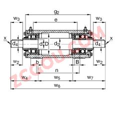 FAG?ֱ��ʽ�������Ԫ VRE315-E, ���ʷ֣������Ϊ������е�һ��Բ��������� NU �Լ���Ϊ��λ��е�һ��Բ��������� NU��֬�󻬣���ձ�ܷ⣫V��Ȧ