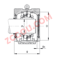 FAGֱ��ʽ����� SNV230-L + 222S.407 + DHV526X407, ���� DIN 736/DIN737 ��׼����Ҫ�ߴ磬�ʷֵĵ��Ĺ�����У�V ��Ȧ�ܷ⣬֬������