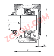 FAGֱʽ SNV100-L + 2309-K-TVH-C3 + H2309X109 + TCV609,  DIN 736/DIN737 ׼Ҫߴ磬ʷ֣׶׺ͽ׵ԵУTaconite ܷ⣬֬