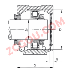 FAGֱʽ SNV150-L + 20217-K-MB-C3 + H217X300 + TSV517X300,  DIN 736/DIN737 ׼Ҫߴ磬ʷ֣׶׺ͽ׵ĵĹУԹܷ⣬֬