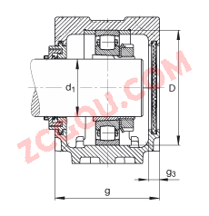FAGֱʽ SNV190-L + 20318-K-MB-C3 + H318X302 + TCV518X308,  DIN 736/DIN737 ׼Ҫߴ磬ʷ֣׶׺ͽ׵ĹιУTaconite ܷ⣬֬