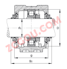 FAGֱʽ SNV150-L + 20217-K-MB-C3 + H217X300 + TCV517X300,  DIN 736/DIN737 ׼Ҫߴ磬ʷ֣׶׺ͽ׵ĹιУTaconite ܷ⣬֬