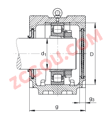 FAGֱʽ SNV270-L + 20230-K-MB-C3 + H3030X503 + DHV530X503,  DIN 736/DIN737 ׼Ҫߴ磬ʷ֣׶׺ͽ׵ĹιУV Ȧܷ⣬֬