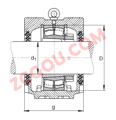 FAGֱʽ SNV280-L + 22326-E1-K + H2326X412 + DH526X412,  DIN 736/DIN737 ׼Ҫߴ磬ʷ֣׶׺ͽ׵ĵĹУ˫ܷ⣬֬