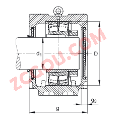 FAGֱʽ SNV300-L + 22328-E1-K + H2328X500 + DHV528X500,  DIN 736/DIN737 ׼Ҫߴ磬ʷ֣׶׺ͽ׵ĵĹУV Ȧܷ⣬֬