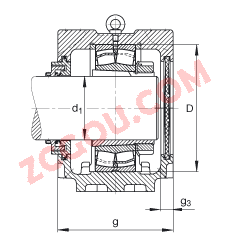 FAGֱʽ SNV230-L + 22226-E1-K + H3126X407 + TCV526X407,  DIN 736/DIN737 ׼Ҫߴ磬ʷ֣׶׺ͽ׵ĵĹУTaconite ܷ⣬֬