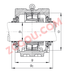 FAGֱʽ SNV215-L + 23224-E1-K-TVPB + H2324 + TCV524,  DIN 736/DIN737 ׼Ҫߴ磬ʷ֣׶׺ͽ׵ĵĹУTaconite ܷ⣬֬