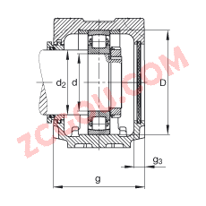 FAGֱʽ SNV072-L + 20207-TVP + TSV207,  DIN 738/DIN739 ׼Ҫߴ磬ʷ֣Բ׺ͽ׵ĹιУԹܷ⣬֬