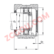 FAGֱʽ SNV080-L + 20208-TVP + FSV208,  DIN 738/DIN739 ׼Ҫߴ磬ʷ֣Բ׺ͽ׵ĹιУëձܷ⣬֬