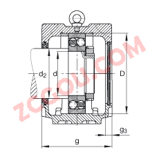 FAGֱ��ʽ����� SNV240-L + 2322-M + FSV222, ���� DIN 738/DIN739 ��׼����Ҫ�ߴ磬�ʷ֣���Բ���׺ͽ����׵��Ե�������У�ëձ�ܷ⣬֬������