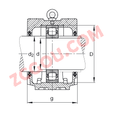 FAGֱ��ʽ����� SNV240-L + 20322-MB + DH222, ���� DIN 738/DIN739 ��׼����Ҫ�ߴ磬�ʷ֣���Բ���׺ͽ����׵Ĺ��ι�����У�˫���ܷ⣬֬������