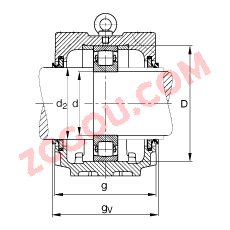 FAGֱʽ SNV240-L + 20322-MB + DHV222,  DIN 738/DIN739 ׼Ҫߴ磬ʷ֣Բ׺ͽ׵ĹιУV Ȧܷ⣬֬