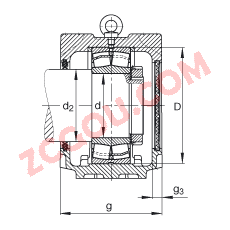 FAGֱʽ SNV270-L + 22230-E1 + DH230,  DIN 738/DIN739 ׼Ҫߴ磬ʷ֣Բ׺ͽ׵ĵĹУ˫ܷ⣬֬