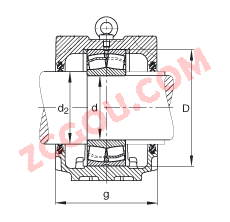 FAGֱʽ SNV270-L + 22230-E1 + DH230,  DIN 738/DIN739 ׼Ҫߴ磬ʷ֣Բ׺ͽ׵ĵĹУ˫ܷ⣬֬