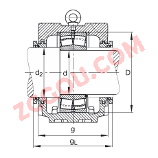 FAGֱʽ SNV290-L + 22232-E1 + TSV232,  DIN 738/DIN739 ׼Ҫߴ磬ʷ֣Բ׺ͽ׵ĵĹУԹܷ⣬֬