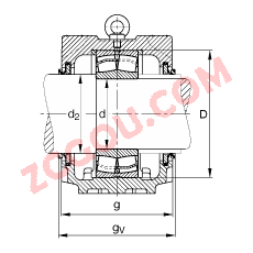 FAGֱ��ʽ����� SNV260-L + 22324-E1 + DHV224, ���� DIN 738/DIN739 ��׼����Ҫ�ߴ磬�ʷ֣���Բ���׺ͽ����׵ĵ��Ĺ�����У�V ��Ȧ�ܷ⣬֬������
